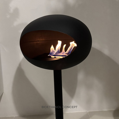 LUMORA ONE | Scandinavian Free-Standing Ethanol Fireplace
