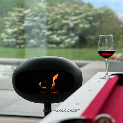LUMORA ONE | Scandinavian Free-Standing Ethanol Fireplace