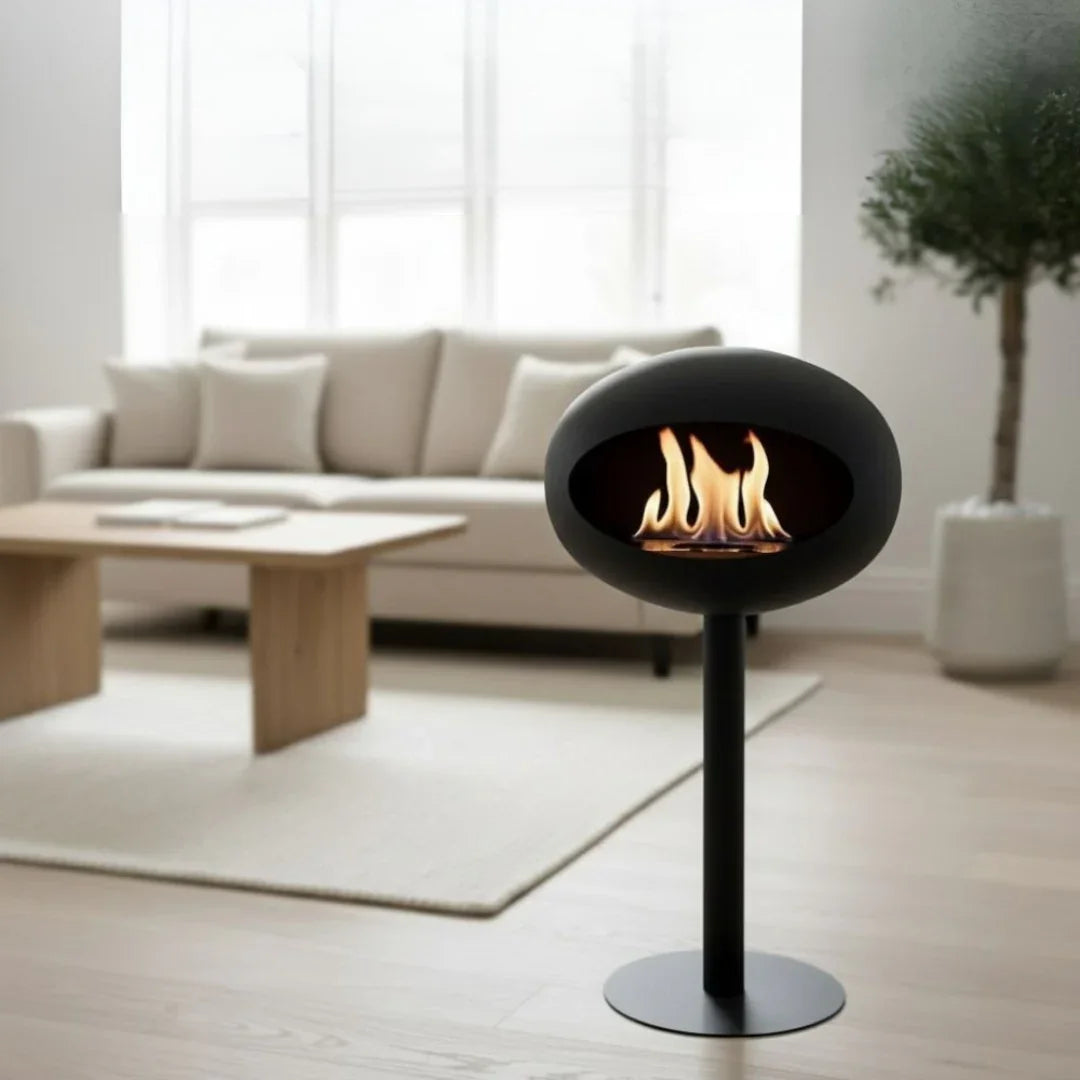 LUMORA ONE | Scandinavian Free-Standing Ethanol Fireplace