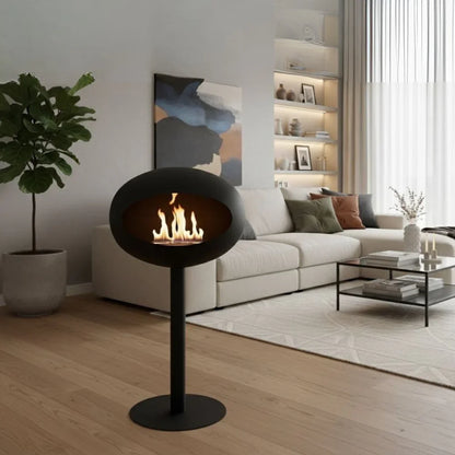 LUMORA ONE | Scandinavian Free-Standing Ethanol Fireplace
