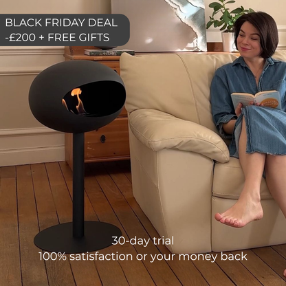 LUMORA ONE | Scandinavian Free-Standing Ethanol Fireplace