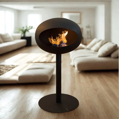 LUMORA ONE | Scandinavian Free-Standing Ethanol Fireplace