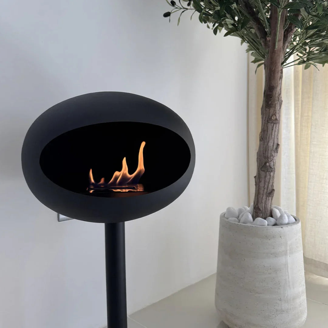 LUMORA ONE | Scandinavian Free-Standing Ethanol Fireplace