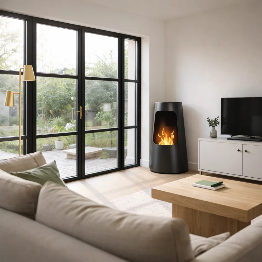 HALO ONE | Free-Standing Bioethanol Fireplace
