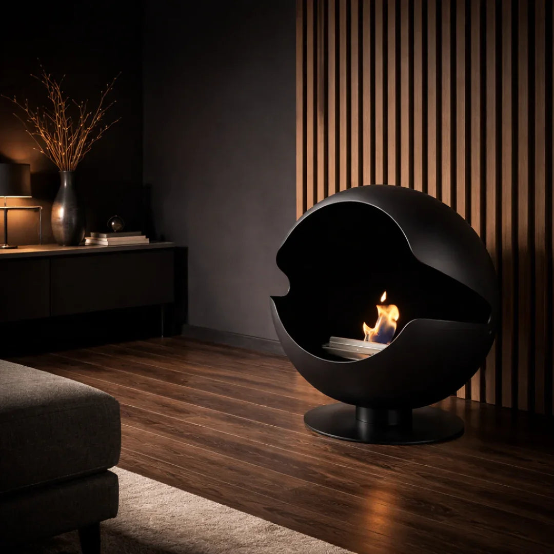 SPHERE ONE | Free-Standing Bioethanol Fireplace