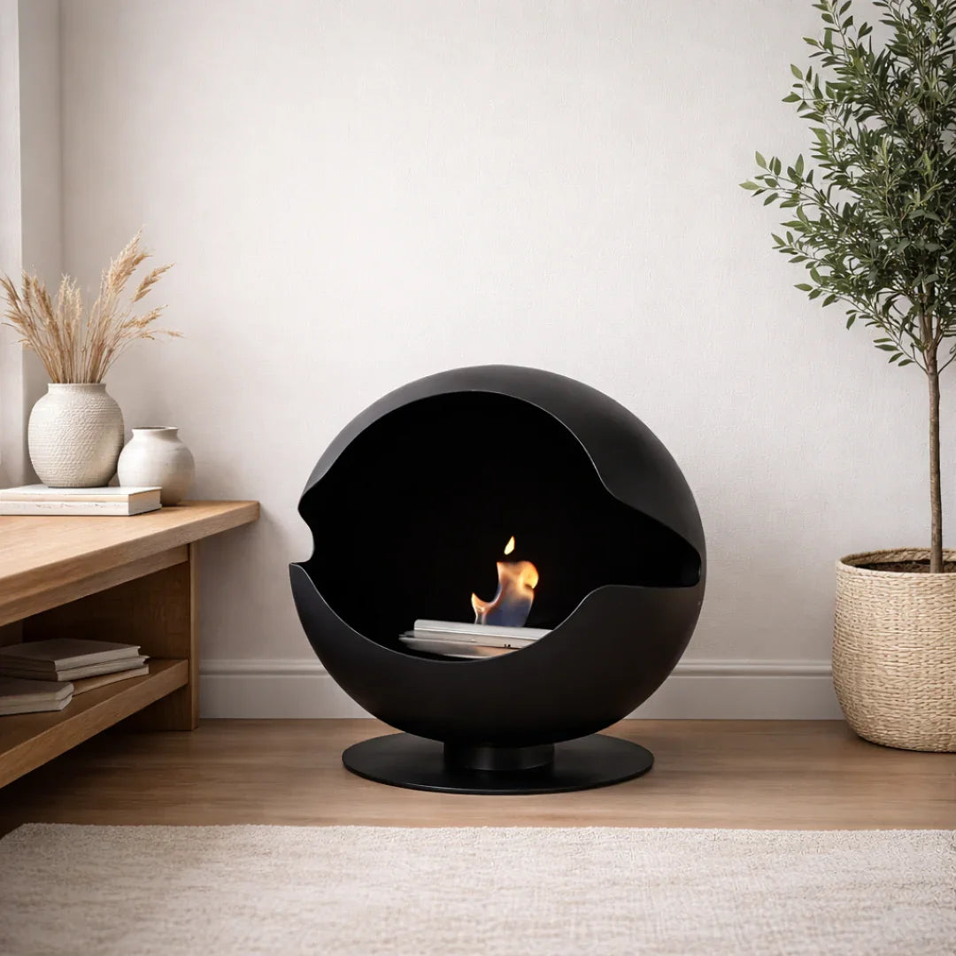 SPHERE ONE | Free-Standing Bioethanol Fireplace